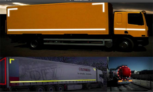 Retro reflective Tapes , Reflective tapes in Egypt , reflective tapes , high reflective tape , micro prism reflective tapes , high illumination reflective tape , crystallized reflective tape , truck safety , trucking safety , road safety , HSE  gadgets, Improving Safety on road in Egypt, improving safety environment, increasing safety road worthiness , improving safety on the road , safety, reflective, micro prism, retro reflective, safety, trucking safety . 